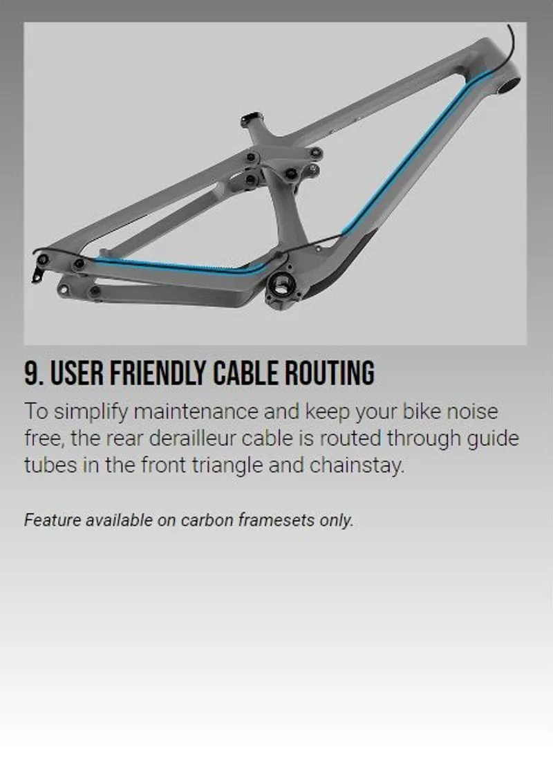 Transition Sentinel Alloy MTB Frame Set Platinum Silver-9